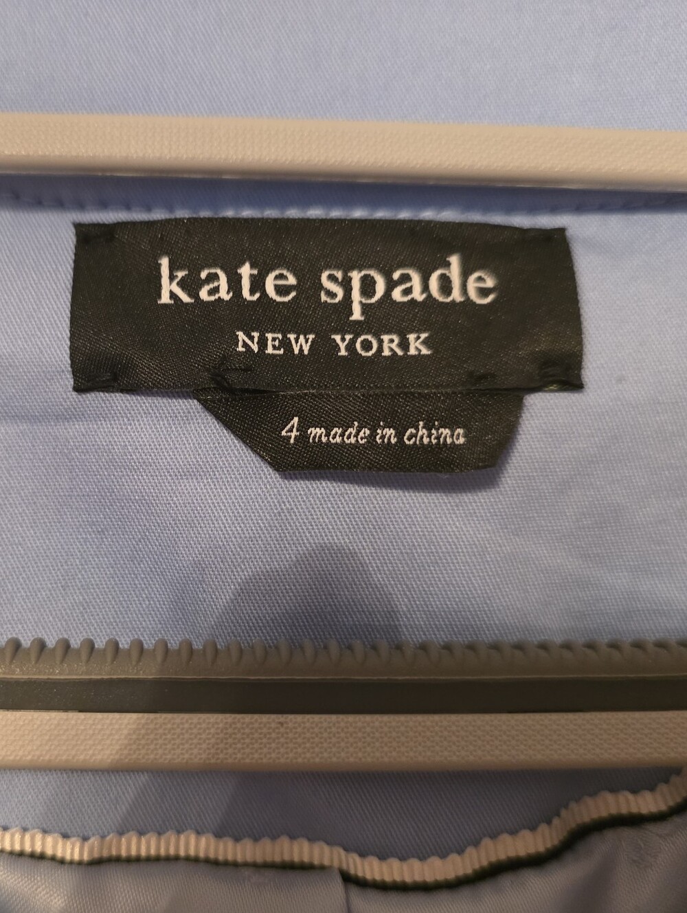 kate spade Light Blue Tweed Pearl-Trim Jacket - Picture 3 of 3